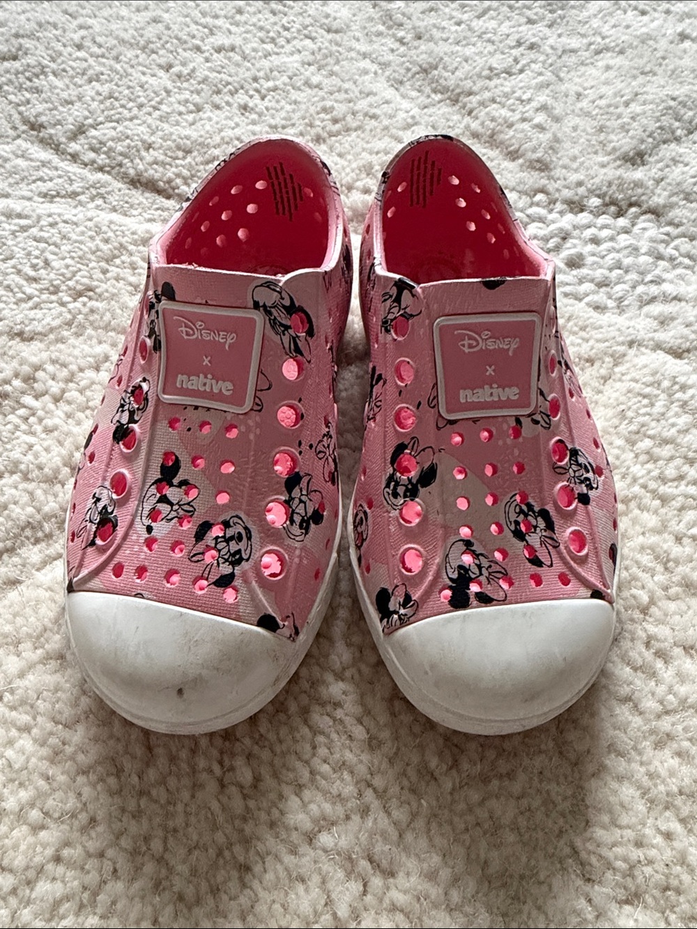 Native c7 Kids' Minnie Pink Slip-On Shoes